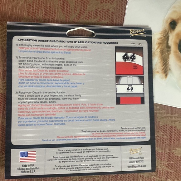 925💙Studs⭐️+Purse+2 spaniel decals+Hoodie NYC szM - Picture 10 of 17